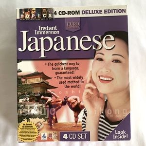 Like New Instant Immersion Japanese 4 CD SET